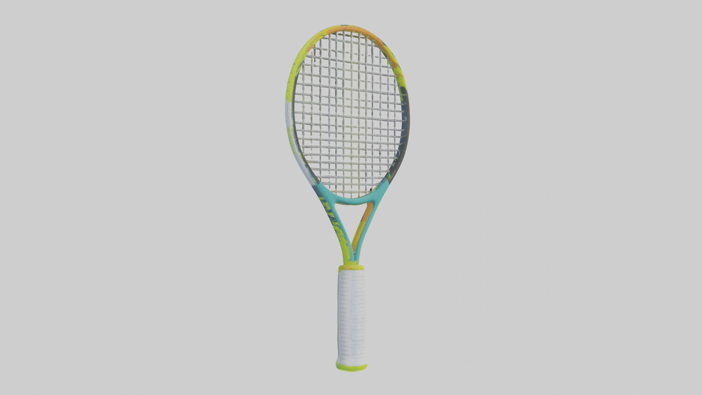 Cartoon Tennis Racket model 3D model