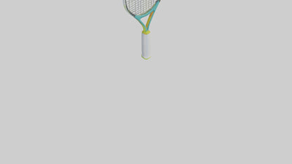 Cartoon Tennis Racket model 3D model