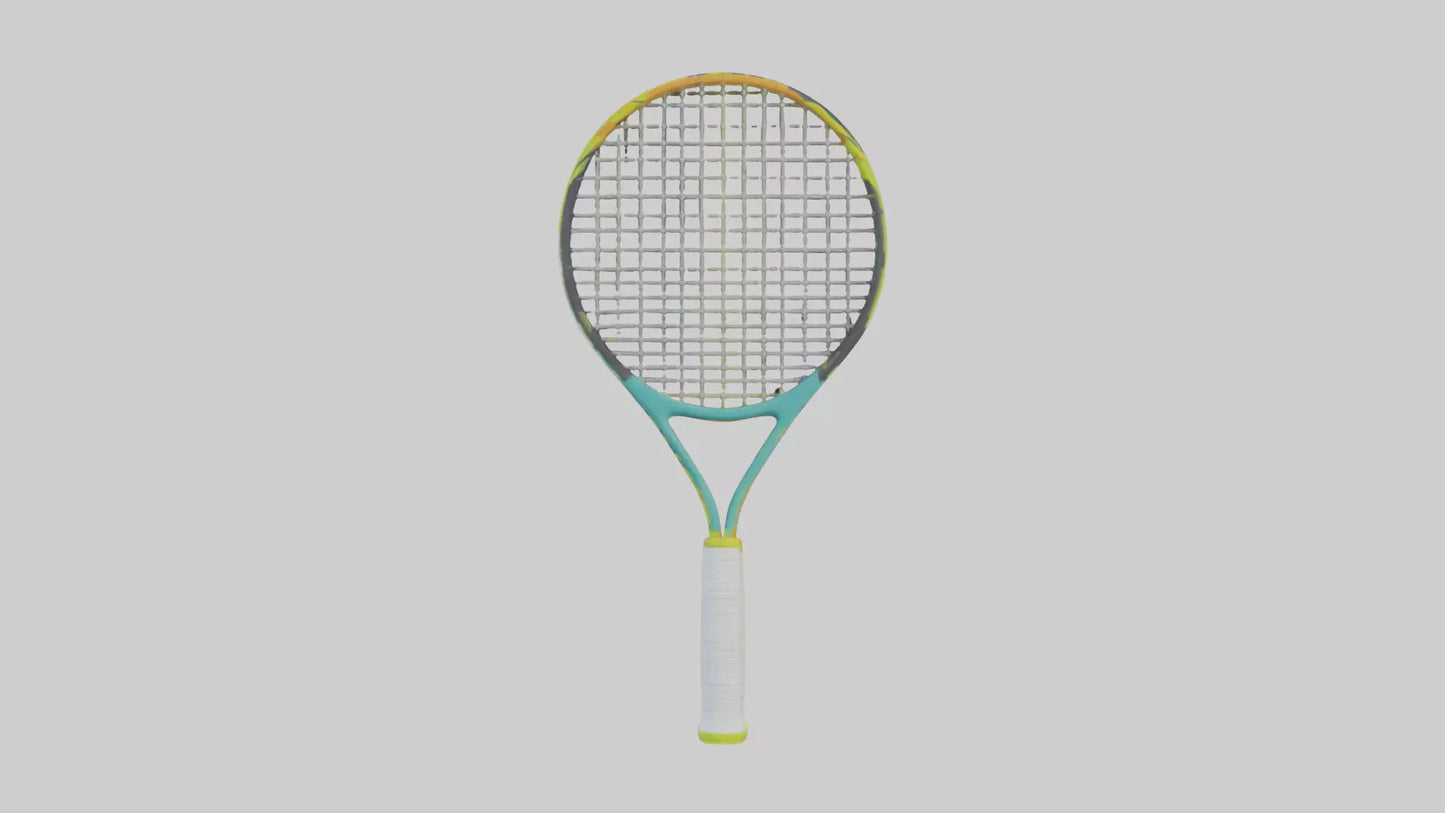 Cartoon Tennis Racket model 3D model