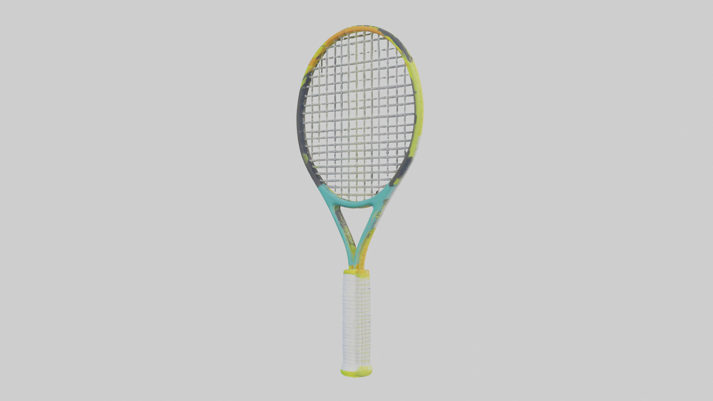 Cartoon Tennis Racket model 3D model