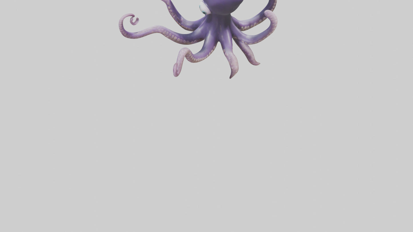 Cartoon Tentacle model 3D model