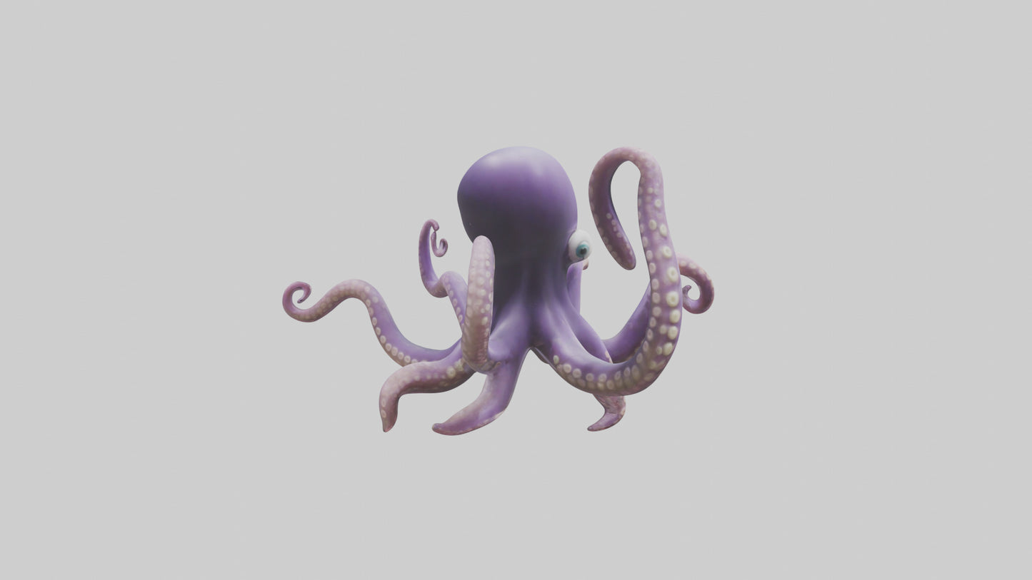 Cartoon Tentacle model 3D model
