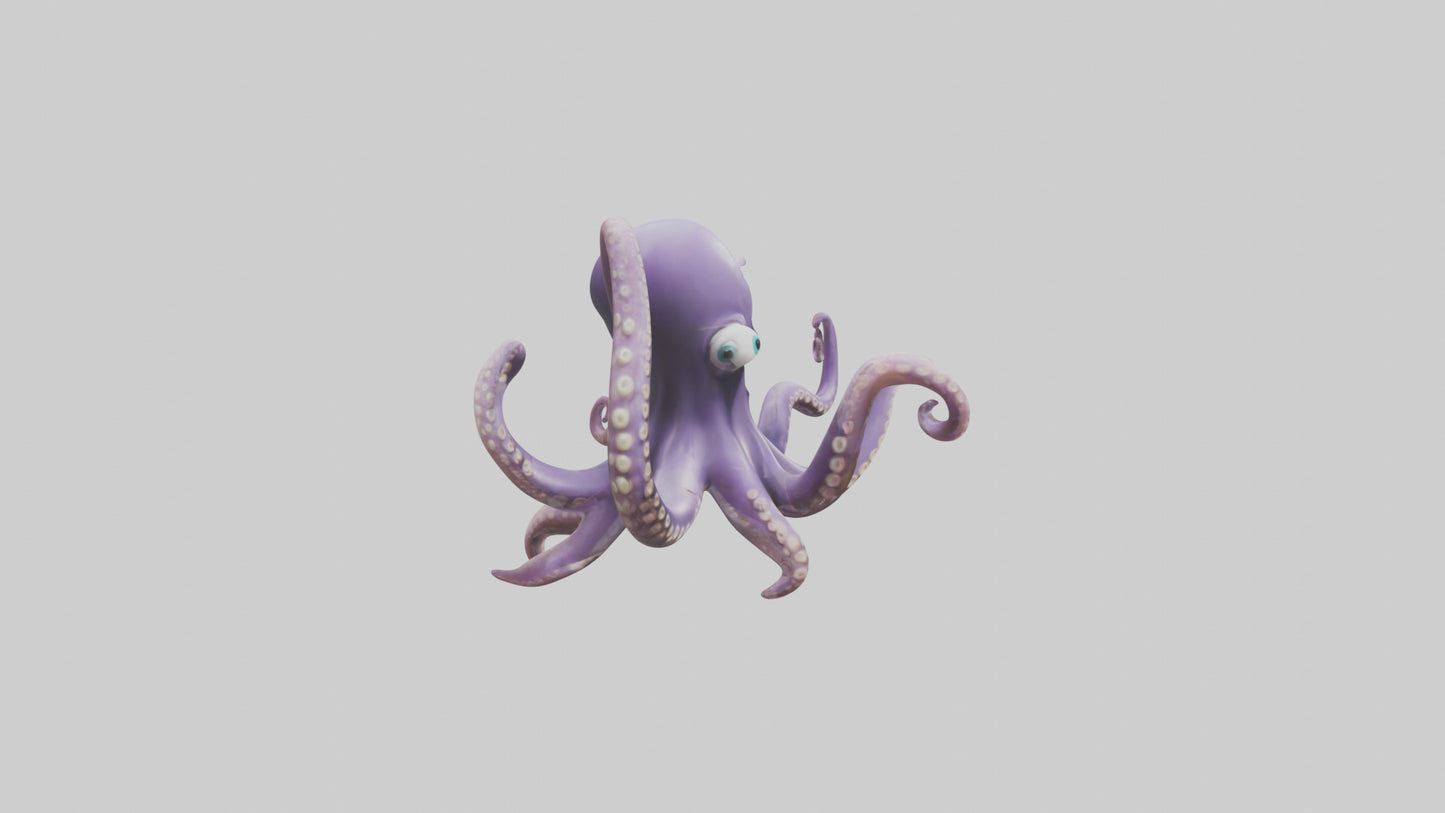 Cartoon Tentacle model 3D model