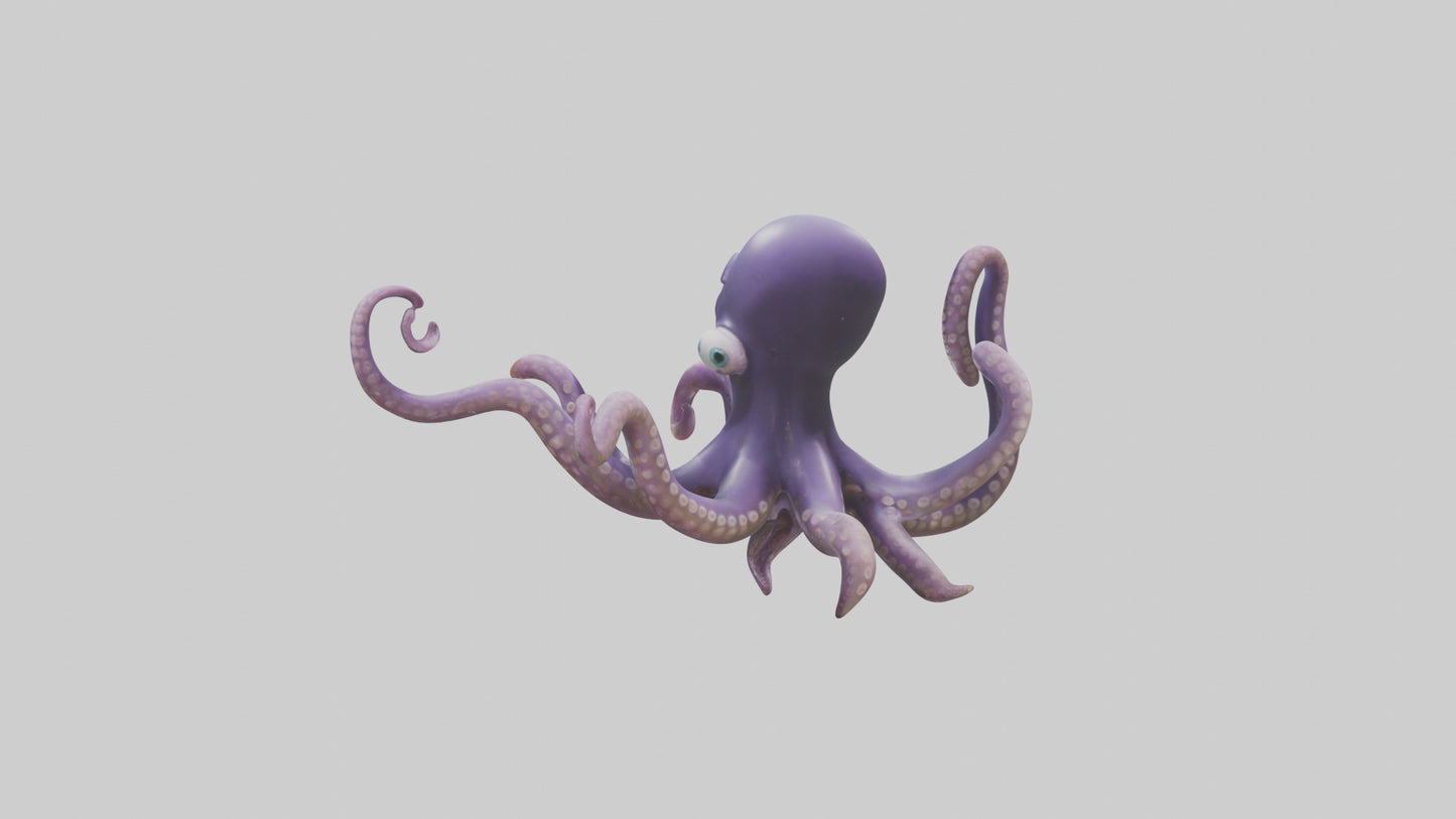 Cartoon Tentacle model 3D model