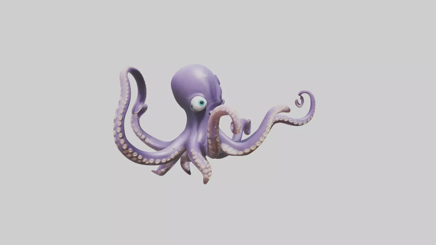 Cartoon Tentacle model 3D model