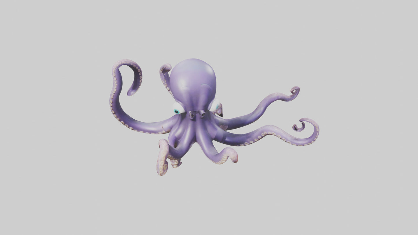 Cartoon Tentacle model 3D model