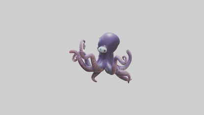 Cartoon Tentacle model 3D model