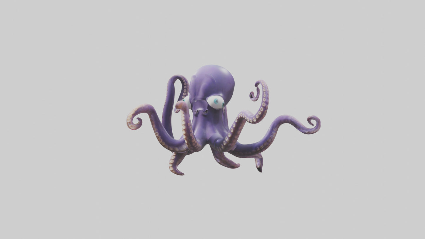 Cartoon Tentacle model 3D model