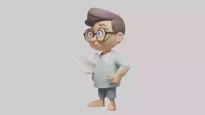 Cartoon Therapist model 3D model