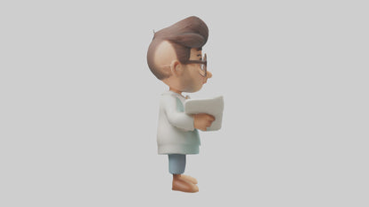Cartoon Therapist model 3D model