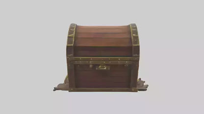 Cartoon Treasure Chest model 3D model
