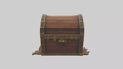 Cartoon Treasure Chest model 3D model