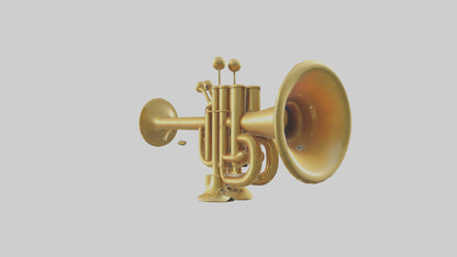 Cartoon Trumpet model 3D model