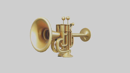 Cartoon Trumpet model 3D model