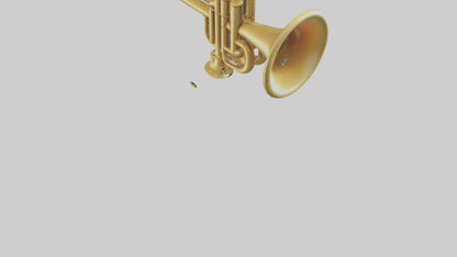 Cartoon Trumpet model 3D model