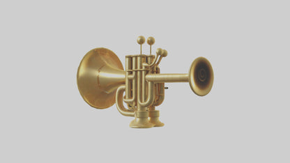 Cartoon Trumpet model 3D model