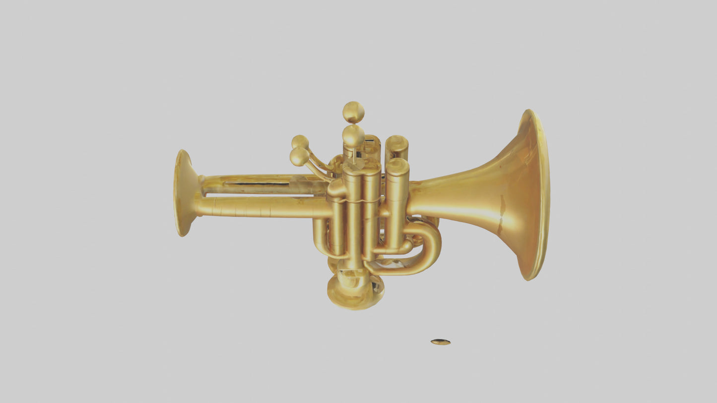 Cartoon Trumpet model 3D model
