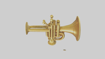 Cartoon Trumpet model 3D model