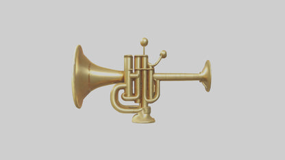 Cartoon Trumpet model 3D model