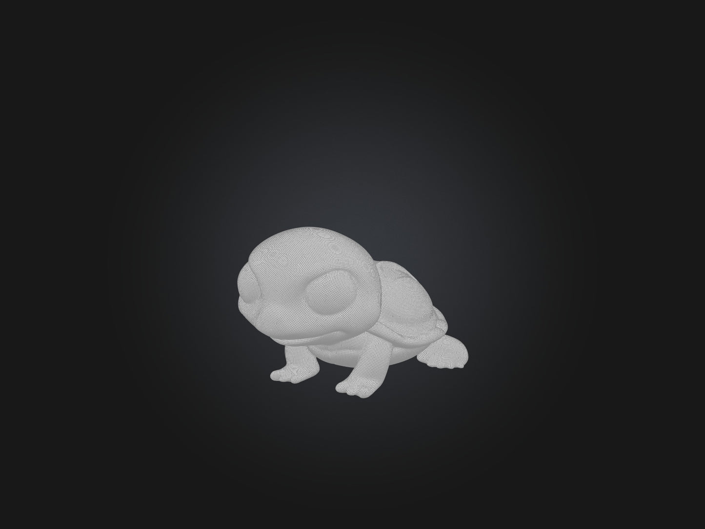 3D model Cartoon Turtle VR / AR / low-poly