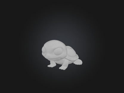 3D model Cartoon Turtle VR / AR / low-poly