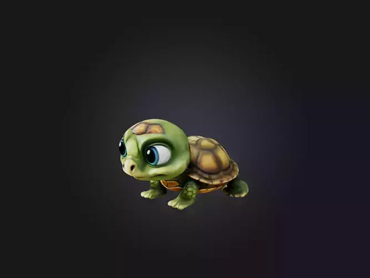 3D model Cartoon Turtle VR / AR / low-poly