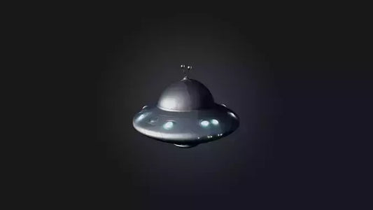 Cartoon UFO 3D model