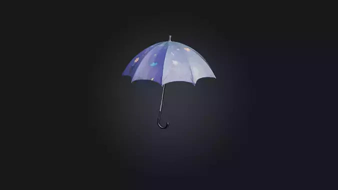 Cartoon Umbrella 3D model