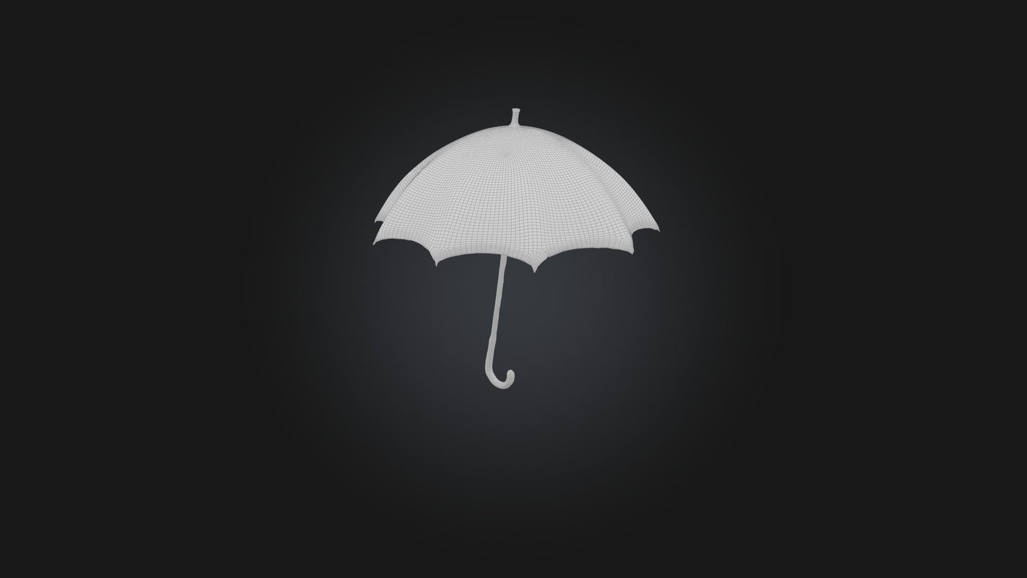 Cartoon Umbrella 3D model