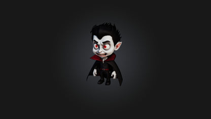 Cartoon Vampire 3D model