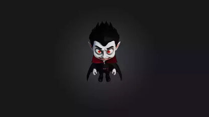 Cartoon Vampire 3D model