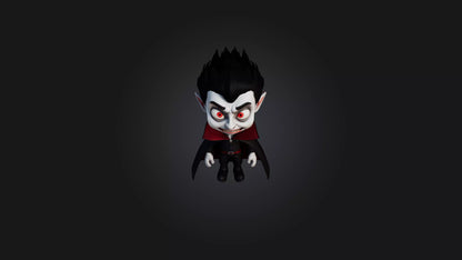 Cartoon Vampire 3D model