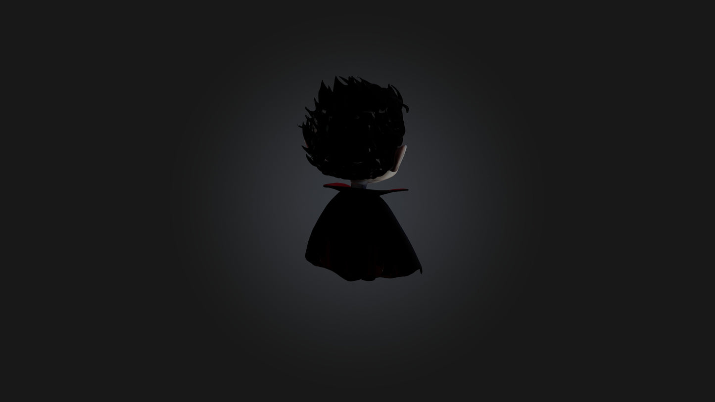 Cartoon Vampire 3D model