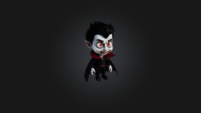 Cartoon Vampire 3D model