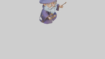 Cartoon Wizard model 3D model
