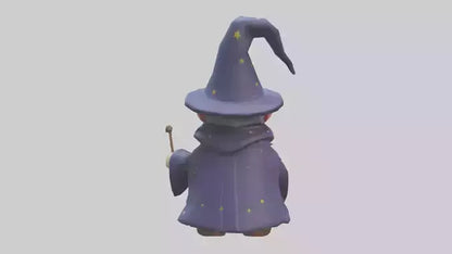 Cartoon Wizard model 3D model