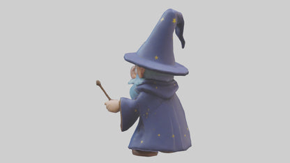 Cartoon Wizard model 3D model