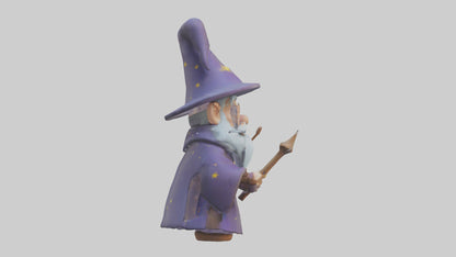 Cartoon Wizard model 3D model
