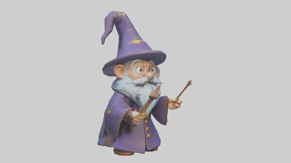 Cartoon Wizard model 3D model