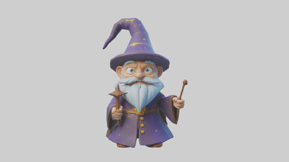 Cartoon Wizard model 3D model