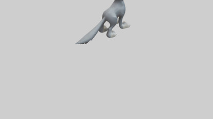 Cartoon Wolf model 3D model