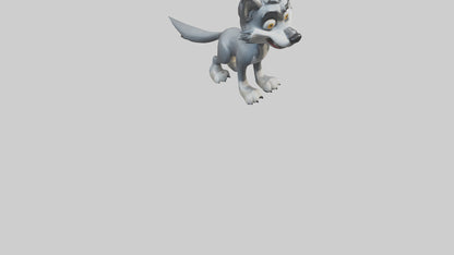Cartoon Wolf model 3D model