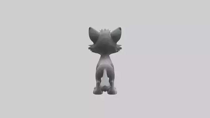 Cartoon Wolf model 3D model