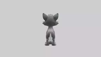 Cartoon Wolf model 3D model