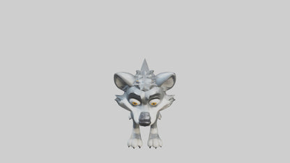 Cartoon Wolf model 3D model