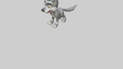 Cartoon Wolf model 3D model