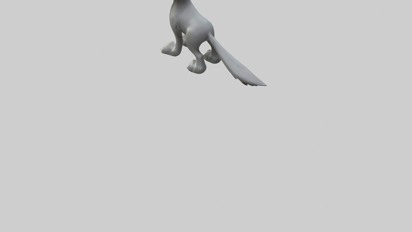 Cartoon Wolf model 3D model