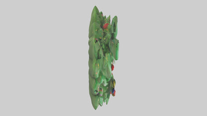 Cartoon Wreath Model 1 VR / AR / low-poly