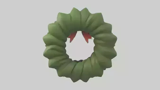 Cartoon Wreath Model 1 VR / AR / low-poly
