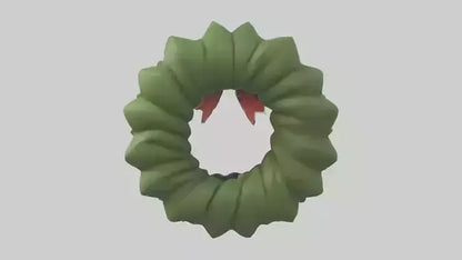 Cartoon Wreath Model 1 VR / AR / low-poly